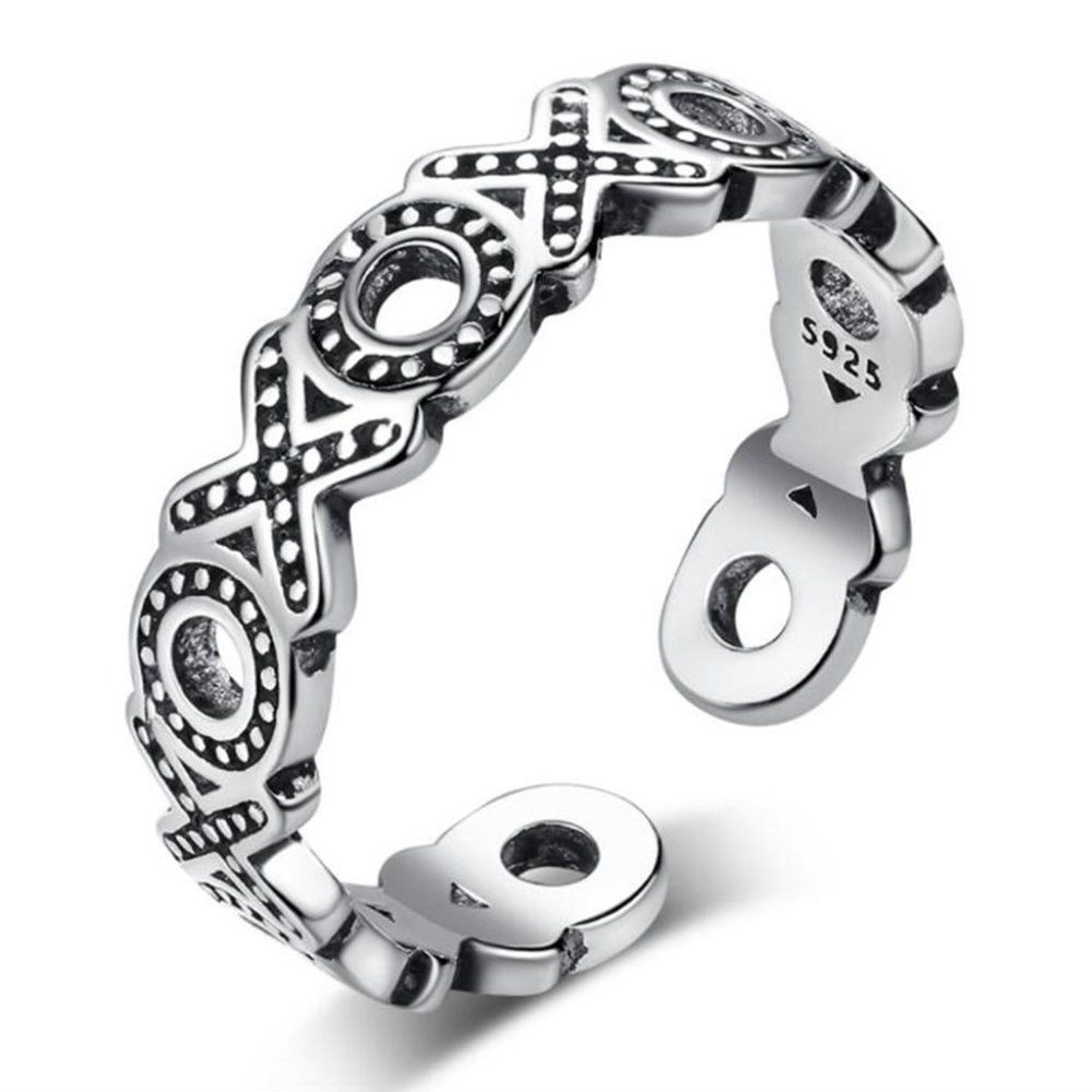 925 sterling silver Wedding/Engagement Rings, I701 - Picture 5 of 6